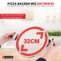 Preview: Heidenfeld elektrischer Pizzaofen Napoli, 1.200 Watt, 400°, Sichtfenster, CE-Zertifikat, Pizzastein Preview: Heidenfeld elektrischer Pizzaofen Napoli, 1.200 Watt, 400°, Sichtfenster, CE-Zertifikat, Pizzastein