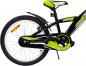 Preview: Actionbikes Kinderfahrrad Wasp 20 Zoll, Schwarz/Gelb, Fahrradständer, Schutzbleche, Felgenbremsen