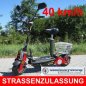 Mobile Preview: eFlux Street 40 km/h Elektro Roller / Scooter mit Strassenzulassung