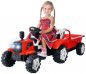 Preview: Kinder Elektro Traktor mit Anhänger Preview: Kinder Elektro Traktor mit Anhänger
