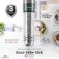 Preview: KitchenBoss Sous-Vide-Stick G320, Sous-Vide-Garer mit 3 Jahren Garantie, 1.100 Watt, 3.800 U / Min Preview: KitchenBoss Sous-Vide-Stick G320, Sous-Vide-Garer mit 3 Jahren Garantie, 1.100 Watt, 3.800 U / Min