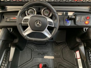 Lizenz Kinder Elektro Auto Mercedes Unimog Allrad 2- Sitzer 4x35W 12V 14Ah 2.4G RC
