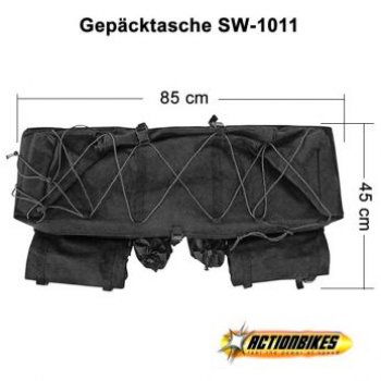 Gepäcktasche für ATV/Quad schwarz u. camo. SW-1011