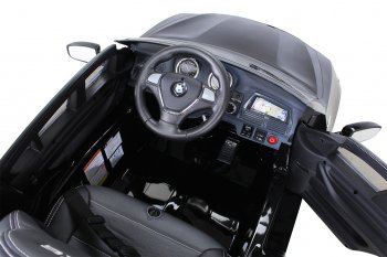 Kinder Elektroauto BMW X6 Lizenziert - Lackiert, Ledersitz- 2 x 45 Watt Motor