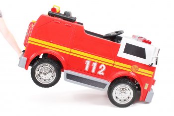 Kinder Elektroauto Feuerwehr LL911 rot