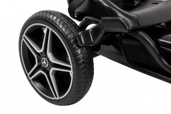 Go-Kart Mercedes-Benz Dreamkart, Lizenziertes Tretauto, Kettenantrieb, Freilauf, Metallrahmen, XM610