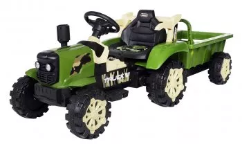 Kinder Elektro Traktor mit Anhänger