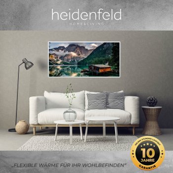 Heidenfeld Infrarot Heizplatte rechteckig HF-HP105 bedruckt