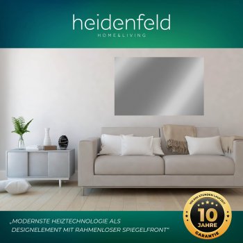 Heidenfeld Heizspiegel HF-HS100 rechteckig