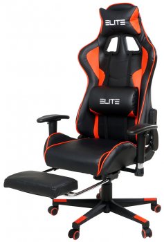 Elite Gaming Stuhl - Crosshair mit Fußstütze