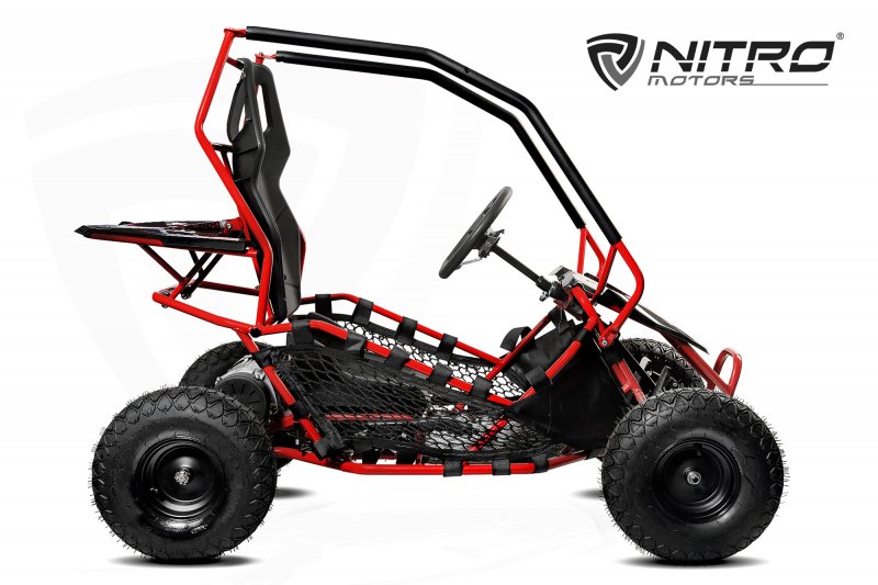 Nitro Motors Eco Gokart RACER 1000W 36V 2-Stufen Drossel Kinderbuggy Kinder-Quad Nitro Motors Eco Gokart RACER 1000W 36V 2-Stufen Drossel Kinderbuggy Kinder-Quad