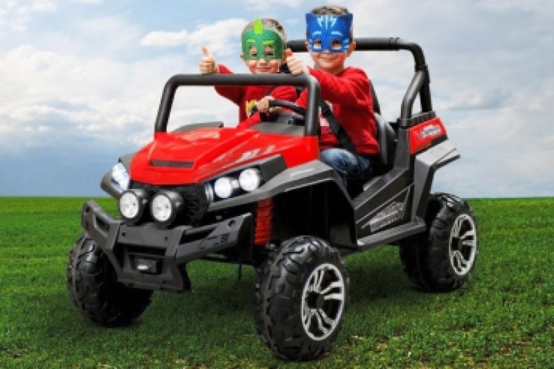 Kinder Elektroauto Maverick Offroad Buggy ALLRAD 2-Sitzer 4 x 45 Watt 2x7AH Batterie EVA Reifen