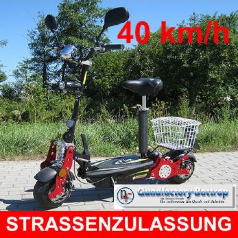 eFlux Street 40 km/h Elektro Roller / Scooter mit Strassenzulassung