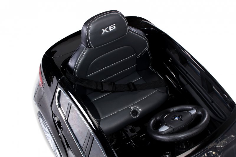 Kinder Elektroauto BMW X6 Lizenziert - Lackiert, Ledersitz- 2 x 45 Watt Motor