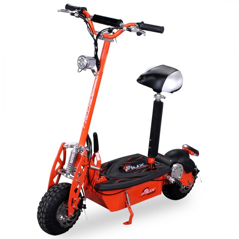 Elektro Scooter Freeride mit Freilauf und Lichtanlage 1000 Watt