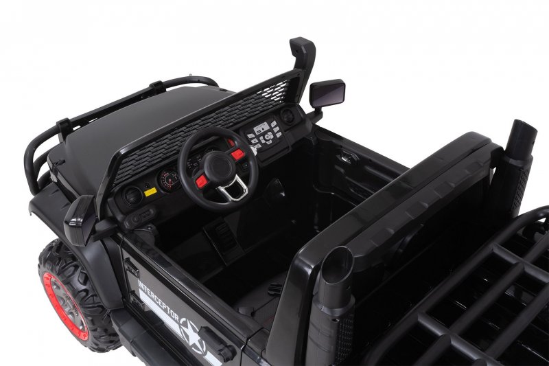 Kinder Elektroauto Jeep Bigfoot, 1.100 Watt, 24V Batterie, Heckklappe, Federung, LED, EVA-Reifen Kinder Elektroauto Jeep Bigfoot, 1.100 Watt, 24V Batterie, Heckklappe, Federung, LED, EVA-Reifen
