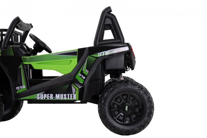 UTV-Kinder-Elektroauto Jeep Explorer 2-Sitzer mit Fernbedienung, Gepäckträger, 4 x Stoßdämpfer UTV-Kinder-Elektroauto Jeep Explorer 2-Sitzer mit Fernbedienung, Gepäckträger, 4 x Stoßdämpfer