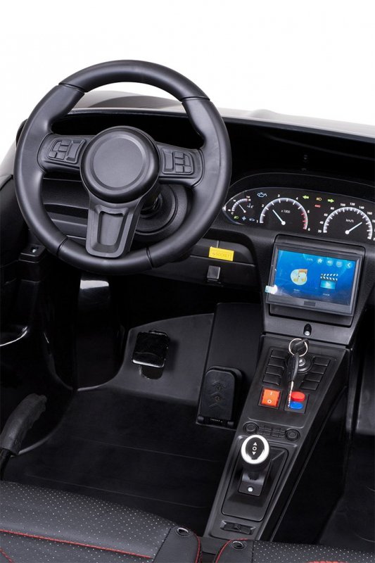 Kinder Elektroauto Premium Supercar XXL, 2 Ledersitze, 15 km/h, 180 Watt Motor, 24V, Scheibenbremsen Kinder Elektroauto Premium Supercar XXL, 2 Ledersitze, 15 km/h, 180 Watt Motor, 24V, Scheibenbremsen