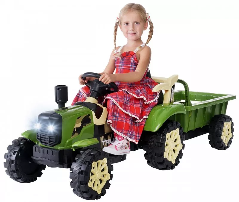 Kinder Elektro Traktor mit Anhänger Kinder Elektro Traktor mit Anhänger