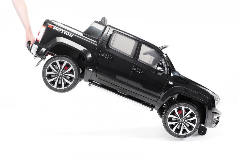 Kinder Elektroauto VW Amarok Lizenziert 2 x 35 Watt , Ledersitz, EVA Reifen Kinder Elektroauto VW Amarok Lizenziert 2 x 35 Watt , Ledersitz, EVA Reifen