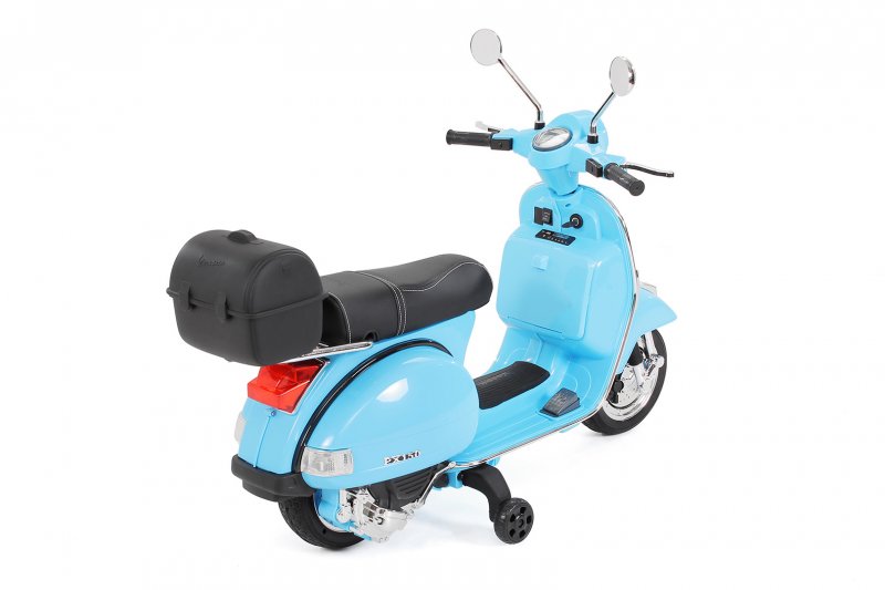 Kinder Elektroroller Vespa PX150 lizenziert 12V 7AH - EVA Reifen - Ledersitz Kinder Elektroroller Vespa PX150 lizenziert 12V 7AH - EVA Reifen - Ledersitz