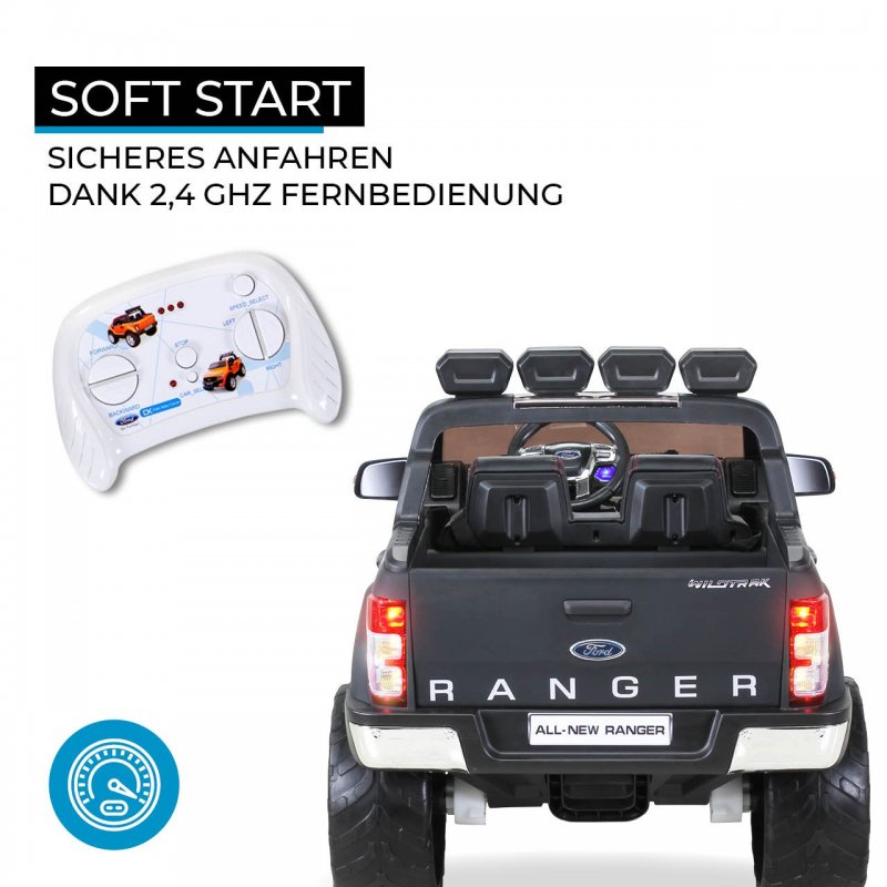 Kinder Elektroauto Ford Ranger MODELL 2018 Allrad Lizenziert für 2 Personen Kinder Elektroauto Ford Ranger MODELL 2018 Allrad Lizenziert für 2 Personen