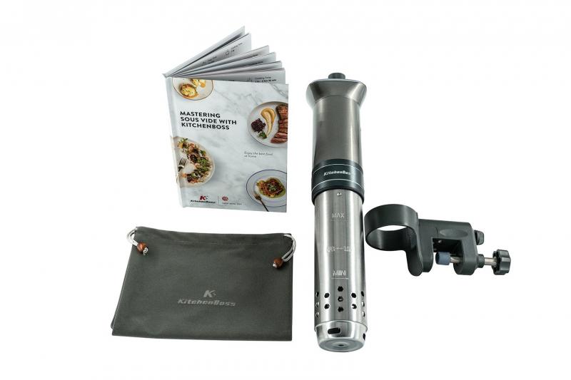 KitchenBoss Sous-Vide-Stick G320, Sous-Vide-Garer mit 3 Jahren Garantie, 1.100 Watt, 3.800 U / Min KitchenBoss Sous-Vide-Stick G320, Sous-Vide-Garer mit 3 Jahren Garantie, 1.100 Watt, 3.800 U / Min