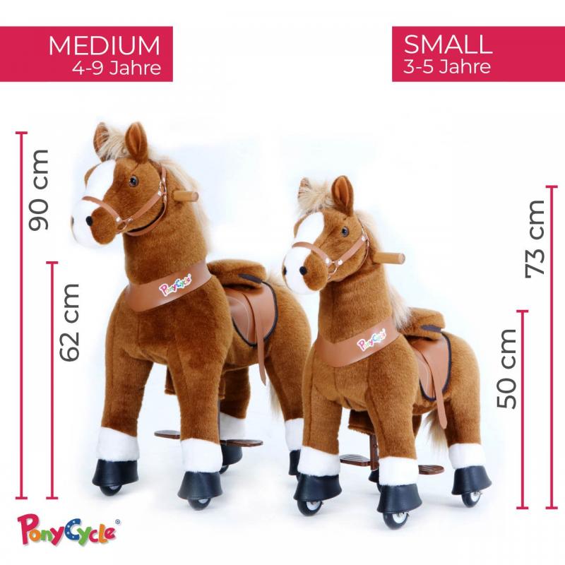 Ponycycle "Amadeus" Pferd hell Braun small und medium