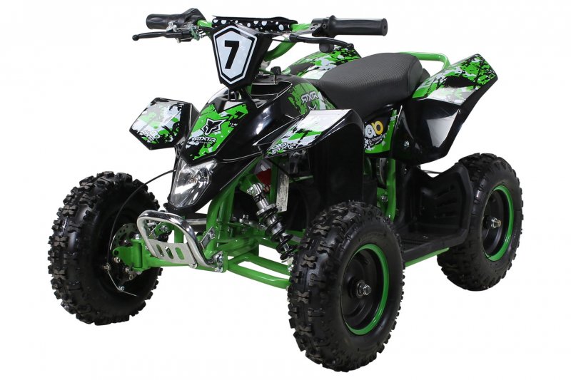 Kinder Elektro Miniquad Fox XTR 1000 Watt Schwarzer Body Kinder Elektro Miniquad Fox XTR 1000 Watt Schwarzer Body