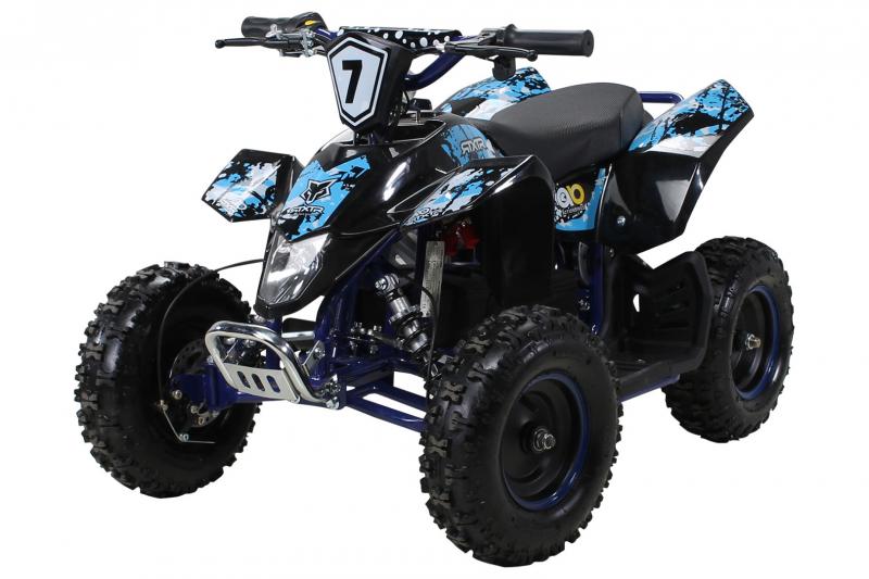 Kinder Elektro Miniquad Fox XTR 1000 Watt Schwarzer Body Kinder Elektro Miniquad Fox XTR 1000 Watt Schwarzer Body